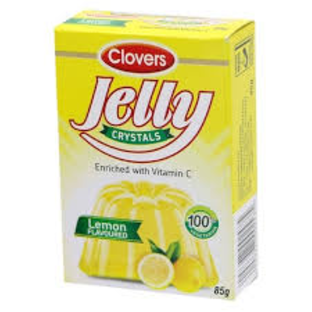 CLOVERS JELLYCRYSTALS LEMON 85G